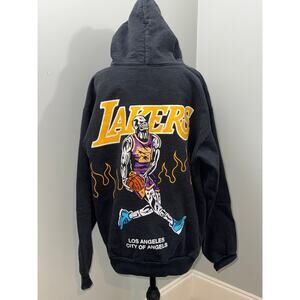 Warren Lotas Lakers Graphic Hoodie | Black Size L | Limited Drop